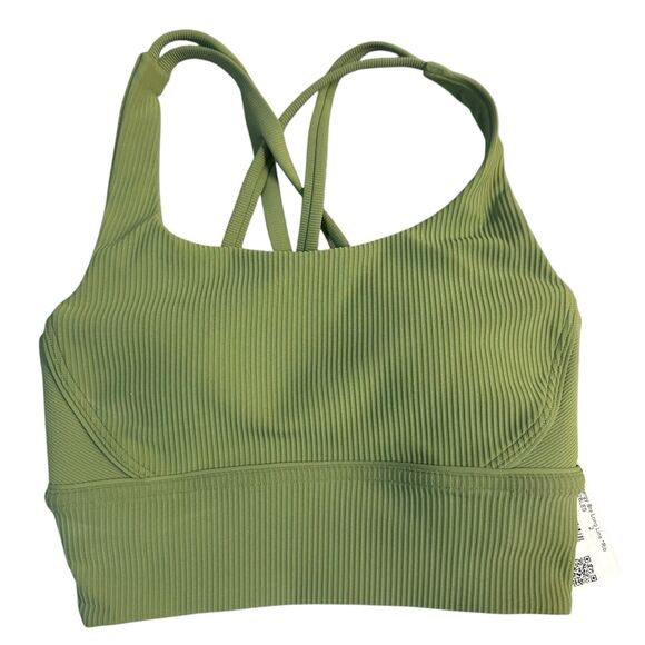 Lululemon Energy Longline Bra Size 2 Ribbed Luxtreme Medium Support B/C Cup NEW - Picture 2 of 14
